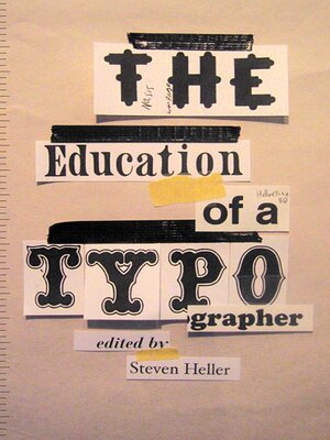 The Education of a Typographer - ebook
